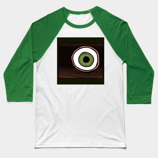 Eye in the Sky Baseball T-Shirt by JSnipe